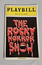 The Rocky Horror Show Playbill MARCH 2001 CIRCLE IN THE SQUARE Dick Cavett