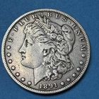 New Listing1891-S  MORGAN SILVER DOLLAR - NICE COIN - ALMOST UNCIRCULATED