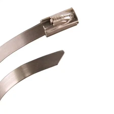 6 In. Cable Tie, Stainless Steel (10-Pack)