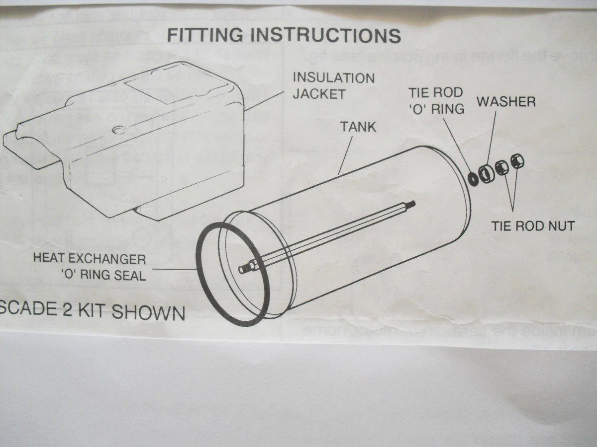 CARVER CASCADE 2 WATER HEATER 12mm TIE BAR SEAL AND NUT KIT CARAVAN CAMPER  | eBay