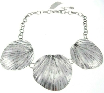 Karma Belle Mermaid Statement Necklace Seashell Shell Lily Pad Pond Lake Goddess
