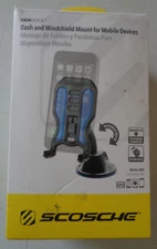 Scosche IUHDR Dash and Windshield Mount for Mobile Devices Open Box NEW