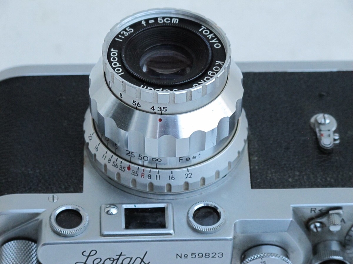 レア品Leotax Camera Similar 50mm f/3.5 NICE Leotax Showa Optical Works, LTD camera 50mm f:3.5 Topcor lens