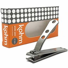 KOHM Nail Clippers for Thick Nails - Heavy-Duty, Stainless Assorted Sizes