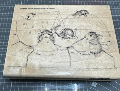 House-Mouse Designs Holzstempel Stamp Stampendous RARITÄT HMR104