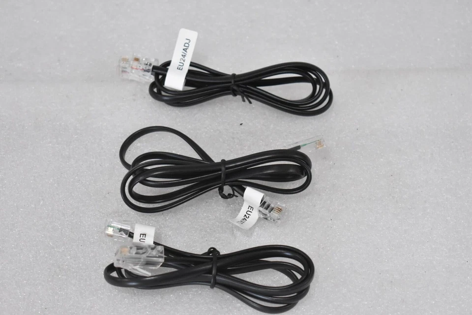 CABLE PLANTRONICS EUD24/ADJ EHS PARA AURICULARES AVAYA 2420 4610 5420 5610 (LOTE DE 3) Foto 3 de 3