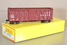 ACCURAIL 4206 HO GAUGE ANN ARBOR AA 40' OB STEEL ENDS BOX CAR WAGON 73839 nx