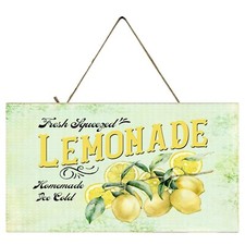 Farmhouse Fresh Squeezed Lemonade Printed Handmade Sign