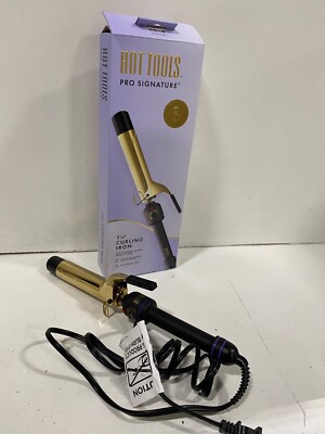 Hot Tools Pro Signature Series Gold 1-1/4'' Curling Iron Wand (HTIR1576)
