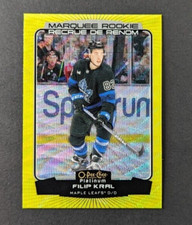 2022-23 O-Pee-Chee Platinum Hockey #282 Filip Kral Neon Yellow Surge Rookie Card