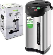 NutriChef 5 Liter Electric Water Boiler & Warmer-Digital Hot Pot Water Kettle