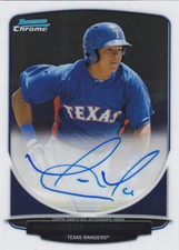 2013 BOWMAN CHROME BASEBALL PADRES JORGE ALFARO PROSPECT AUTO BCA-JA