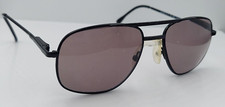 Vintage Club Classic Giorgio 685 Black Pilot Metal Sunglasses Italy FRAMES ONLY