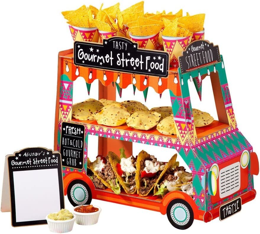 Street Stalls Gourmet Food 3 Tier Van Party Centrepiece