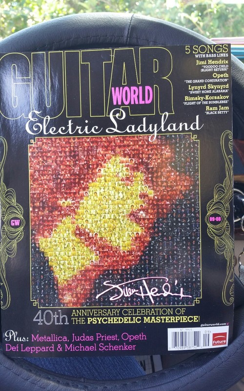 Guitar World September 2008 Jimi Hendrix Electric Ladyland Metallica  