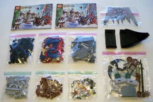 lego skeleton ship attack