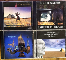 PINK FLOYD - 4 CD LOT - AMUSED TO DEATH/RELICS/GREAT DANCE SONGS + 1 - CDS