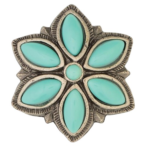 Trinity Conchos Larges 760 Mm Argent Nickel Vintage, Pour Cuir, Artisanat USA