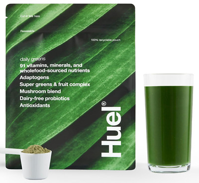 Huel Daily Greens Superfood Powder - 91 Vitamins Minerals Adaptogens SALE 04/26