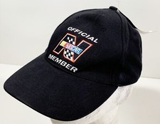 Nascar Official Vip Member Dad Hat Baseball Cap Black Strapback Nwt New