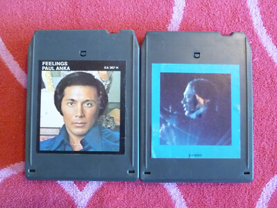 Lot of 2 PAUL ANKA 8-TRACKS Feelings & Time Of Your Life POP