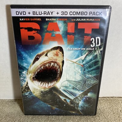 Bait 3D: Cleanup On Aisle 7 DVD Blu-ray & 3D Combo 2-Disc Set Shark Horror