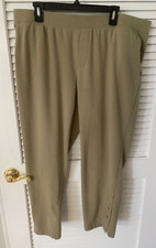 Denim  Co. Active Olive Pull-On Knit Pants Size XLarge A367901