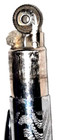 "Haas Pattern Works*Galion, Ohio" Designed Chrome & Black LIGHTER/WORKING PENCIL — photo 2