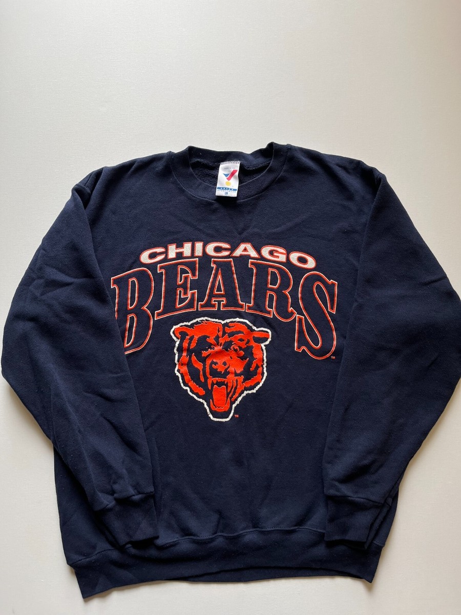 Vintage Chicago Bears Sweatshirt Mens Large Blue Artex Pullover Crew Neck  USA | eBay