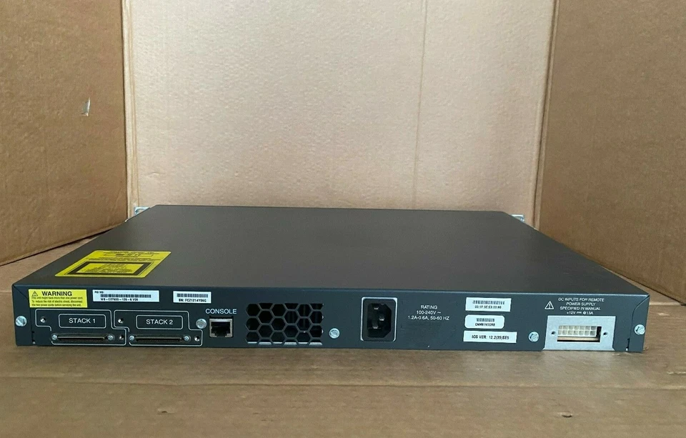 Cisco 3750G-12S-S with Bracket Cisco WS-C3750G-12S-S 12-Port SFP Switch(Inc VAT) - Image 2 of 4