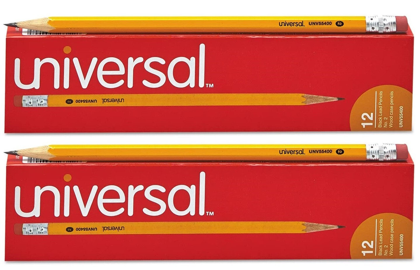 - Black Lead/yellow Barrel (2-dozen) Universal Unv55400