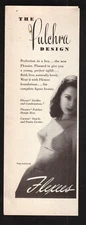 Flexees Pulchra Design Bra 1946 Original Vintage Print Ad