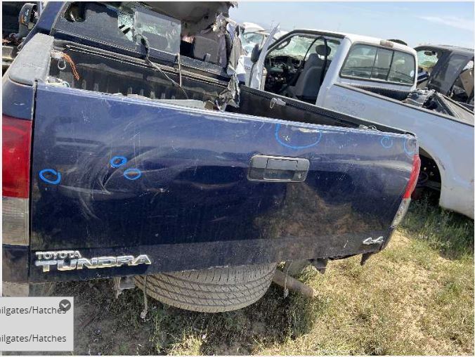 Blue Decklid Tailgate 2D3 657000C072 Fits 20072013 Toyota Tundra OEM