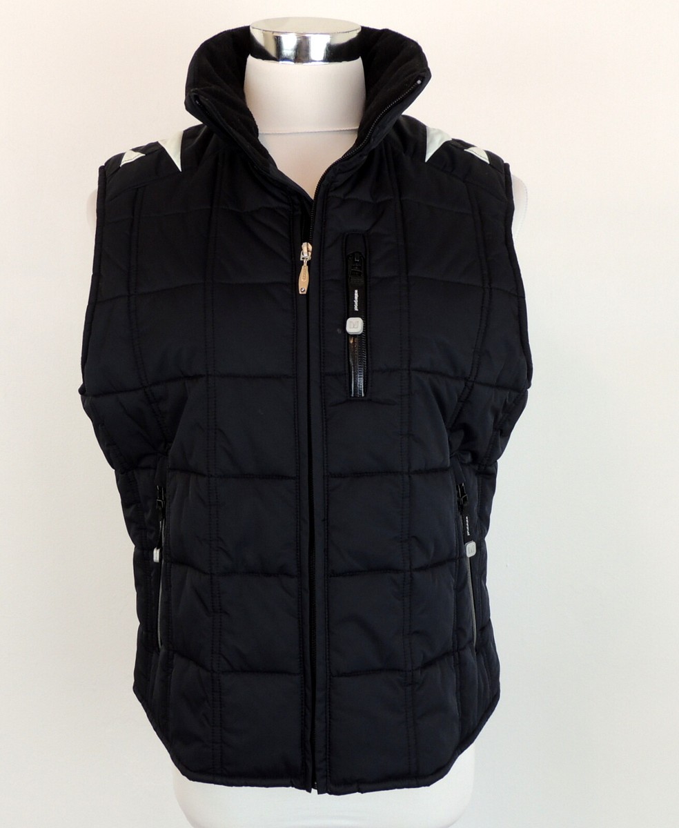 COULOIR S Quilted Puffer Vest Ski Snowboard Waterproof Winter Black White