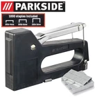 Parkside Handheld Staple Gun Set With 1000 Staples 4 6 8mm Heavy Duty Stapler