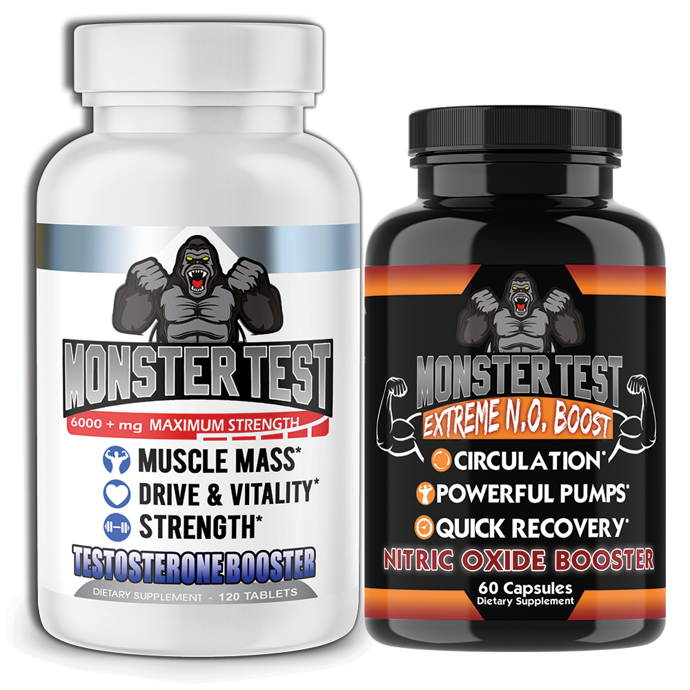Testosterone Booster Monster Test Testosterona + Monster Test Nitric