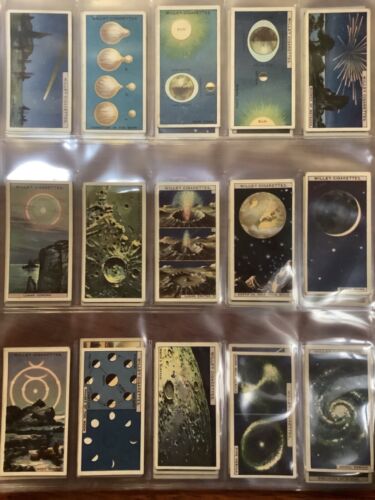 W.D & H.O Britain’s Romance of the Heavens Cigarette Card set - Picture 1 of 2