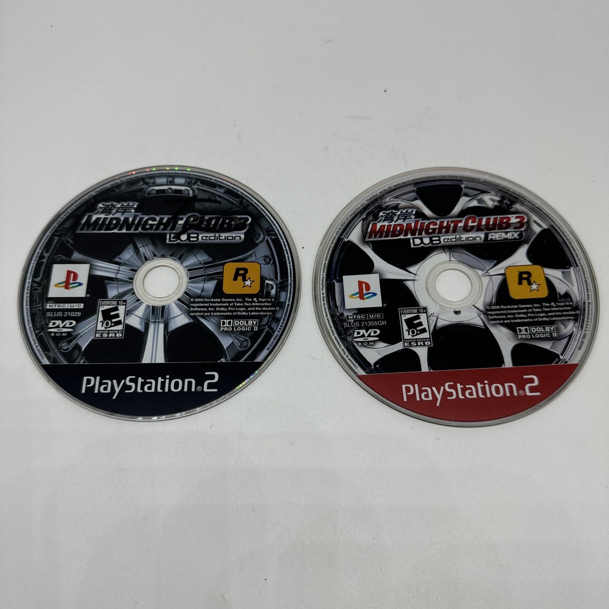 Midnight Club 3: DUB Edition & Remix (Sony PlayStation 2 PS2) Disc