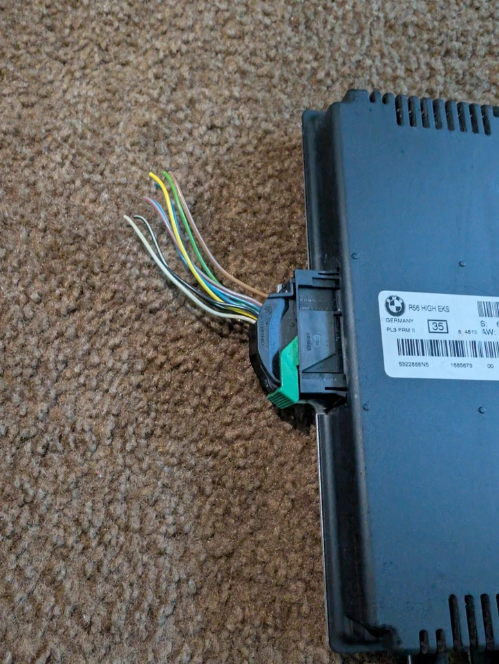 2008 2009 2010 MINI COOPER R56 FOOTWELL BODY CONTROL MODULE 61353452677-02 OEM - Image 2 of 4