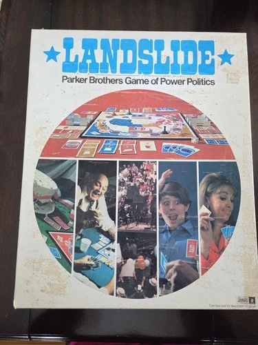 Vintage 1971 LANDSLIDE Parker Brothers Game Of Power Politics USA - Complete