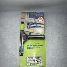 Unger Professional 8  Stainless Steel Window  Glass Cleaning 8-inch, Silver