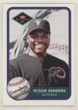 2001 Fleer Platinum Reggie Sanders #322 0f4
