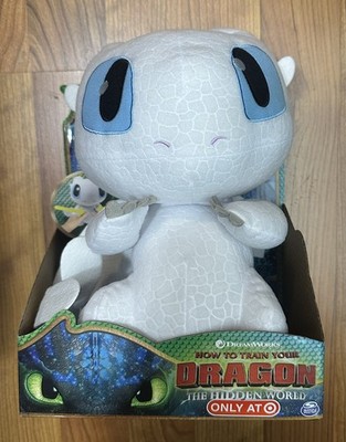 Dreamworks Dragons Squeeze & Growl LIGHTFURY 10-Inch Plush Dragon w/ Sounds 2019