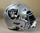 Ashton Jeanty Signed Las Vegas Raider Speed Flex Helmet With Black Visor BAS