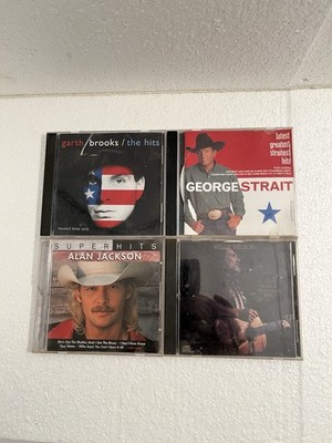 Garth Brooks, George Strait, Alan Jackson, Willie Nelson Country CD Lot of 4 