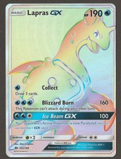 Lapras GX (Secret) 151/149 SM Base Set Holo Sun & Moon Rainbow Pokemon NM on eBay