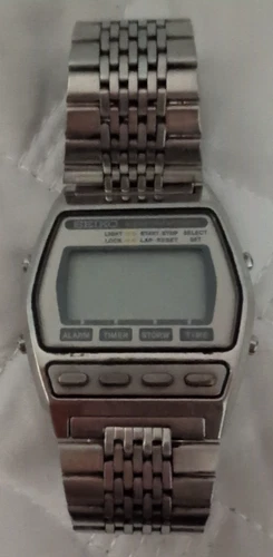 Rare Vintage Seiko A547-5030 Men’s Digital Alarm Chronograph Sport Watch JDM 80s