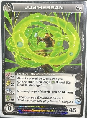 LP Chaotic Jus'hebban Rise of the Oligarch Common M'arrillian Max C Min E
