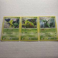 Treecko, Grovyle, Sceptile - (DP Stormfront) 2008