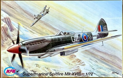 MPM 1/72 Supermarine Spitfire Mk. XVIII 1/72 scale model kit photoetch parts New